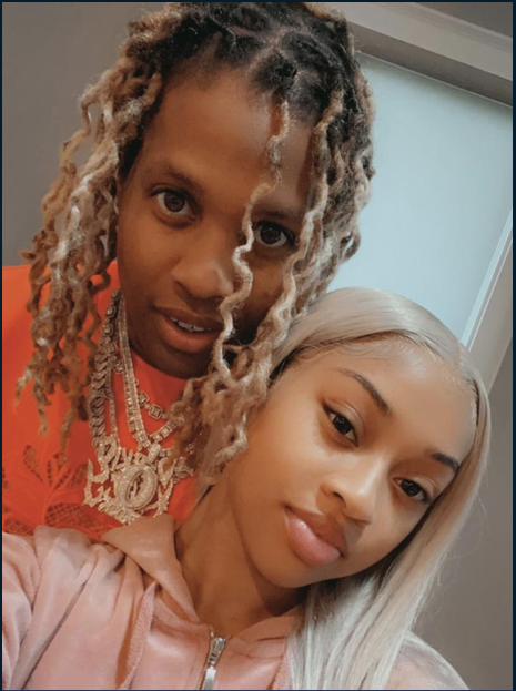 Lil Durk with his lover