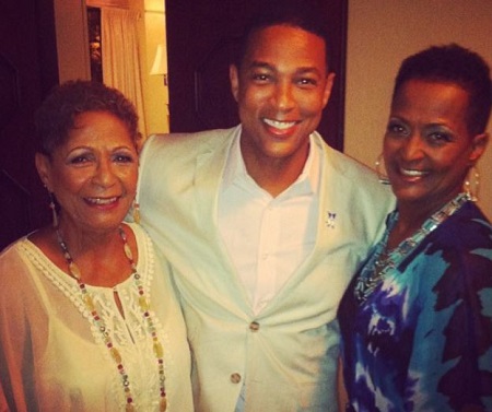 Image: Yma Lemon (right) with her mother, Katherine Clark (left), and brother, Don Lemon.