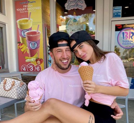 The social media star Mike Majlak and Lana Rhoades pictured together.