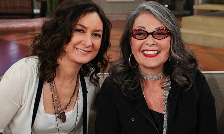 Sara Gilbert and Roseanne Barr on Television Series, Roseanne On ABC