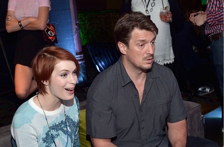 Felicia Day and Her Ex-Boyfriend, Nathan Fillion