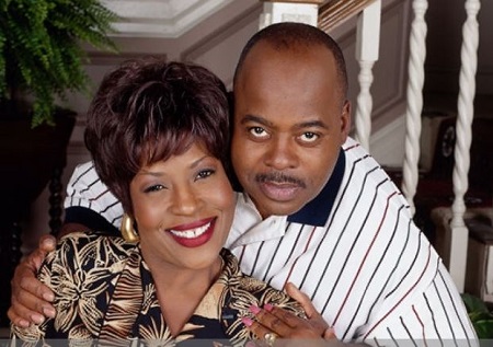 Reginald VelJohnson with his Family Matters' on-screen wife Jo Marie Payton.