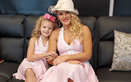 Lacey Evans With Her Daughter, Summer