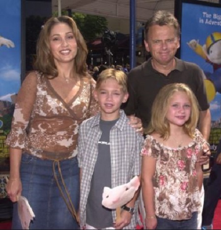 Pat Sajak and Lesly Brown With Their Children, Maggie Sajak, and Patrick Michael James Sajak