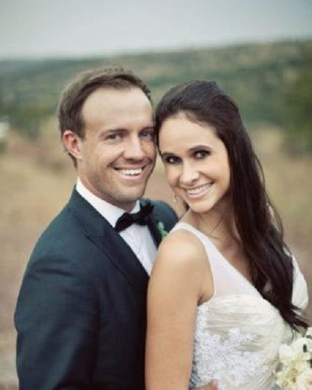 Danielle and AB de Villiers exchanged their wedding vows on March 30, 2013.