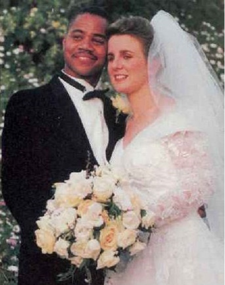 The Wedding Picture Of Cuba Gooding Jr. and Sara Kapfer