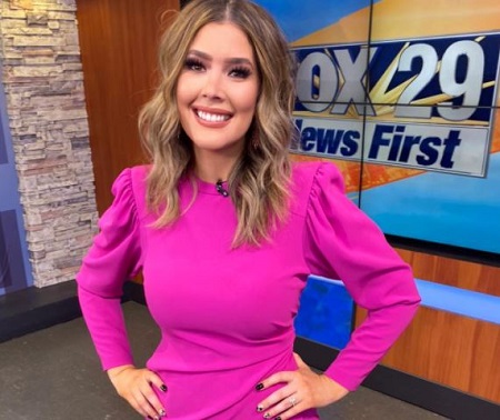 Breanna Barrs serves as morning anchor on Fox News First, Fox 29.