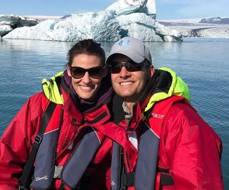 Shelby Holliday and Jonathan Zwart spend their vacation at  Glacier Lagoon, Jokulsarlon, back in 2018.'