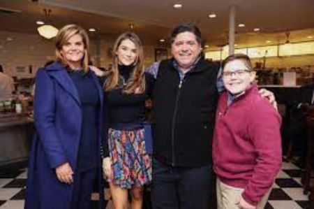 Mary Kathryn Muenster with her husband, J. B. Pritzker and their children, Teddi and Donny Pritzker. How much is Mary's husband, Pritzker's net worth as of 2021?