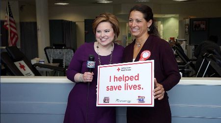 Lauren Maloney thanks-giving to blood donors. Who is Maloney's current flame in love life?