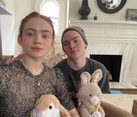 Sadie Sink With Her Actor Brother, Mitchell Sink