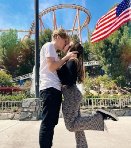 Lev Cameron Khmelev and Piper Rockelle Have Celebrated One Year Of Kisses on April 4, 2021