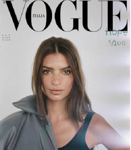 Emily Ratajkowski's Cover Photoshoot For Vogue Italia
