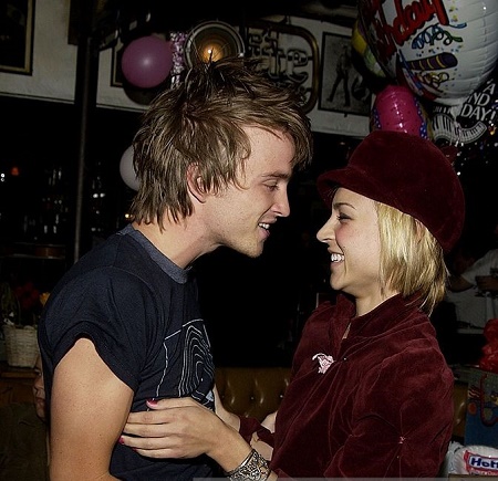  Aaron Paul and Samaire Armstrong