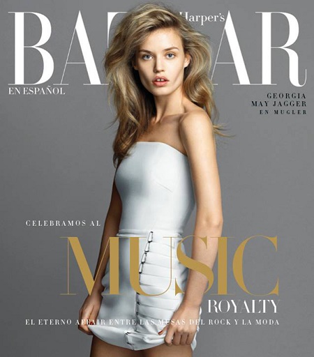 Georgia May Jagger's Cover Photoshoot For Harper Bazar