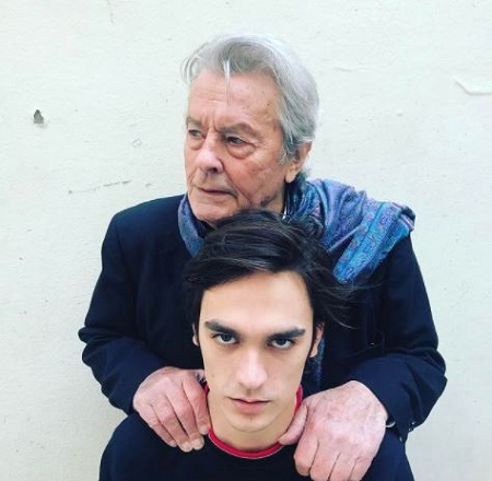 Alain-Fabien Delon Along With His Superstar Dad, Alain Delon