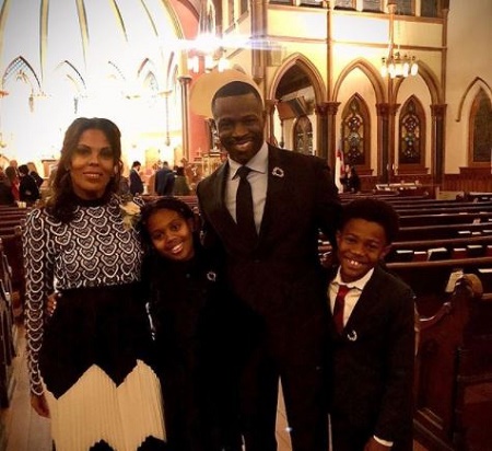 Sean Patrick Thomas and His Wife, Aonika Laurent With Their Two Children, Lola and Luc Thomas