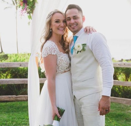 The news anchor Martina Del Bonta is married to her husband Sal Rivera since January 19, 2019.