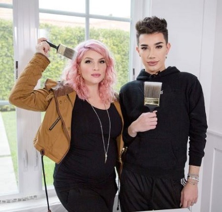  Kate Albrecht With Famous YouTuber, James Charles