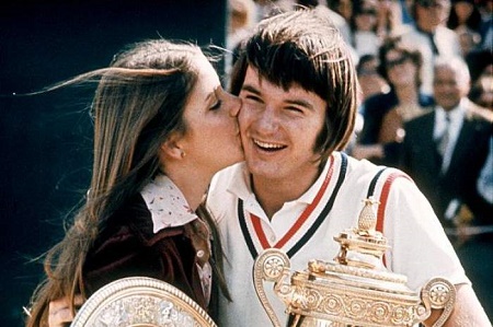 Jimmy Connors and His Former Girlfriend Of Four Years, Chris Evert