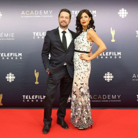Ryan Wickel and his wife, Cindy Sampson on the red carpet of Canadian Screen Awards. What does Cindy Sampson's husband, Ryan do for a living?