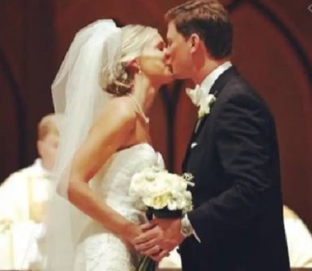 John Connelly and Sandra Smith During Their Marriage Day