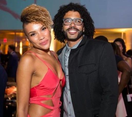 American actor, rapper Daveed Diggs with actress, singer Emmy Raver-Lampman.