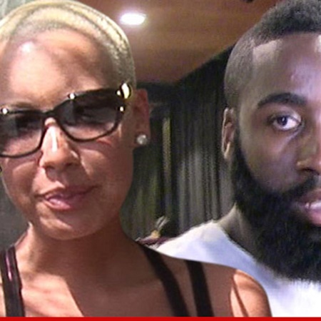 James Harden and Amber Rose
