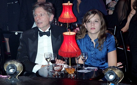 Morgane Polanski With Her Dad, Roman Polanski