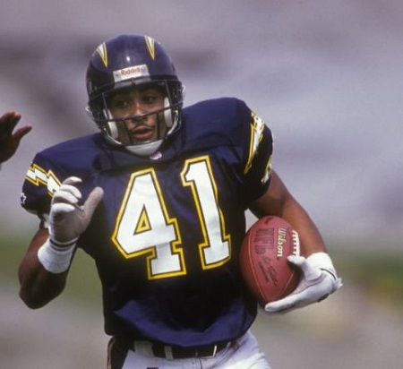 Terrell Fletcher played as a running back for San Diego Chargers from 1995 to 2002.