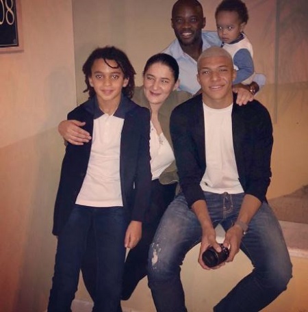 Fayza Mbappe and Her Husband, Wilfried Mbappe With Their Three Sons