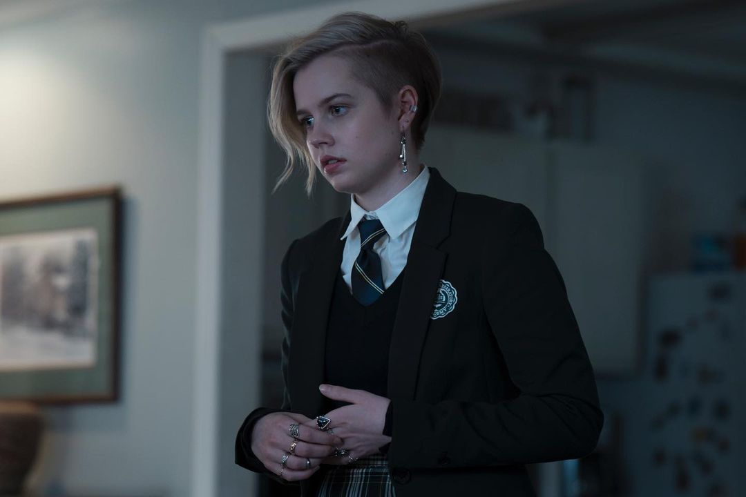 Angourie Rice is known for her unique haircut done for Mare of Easttown.