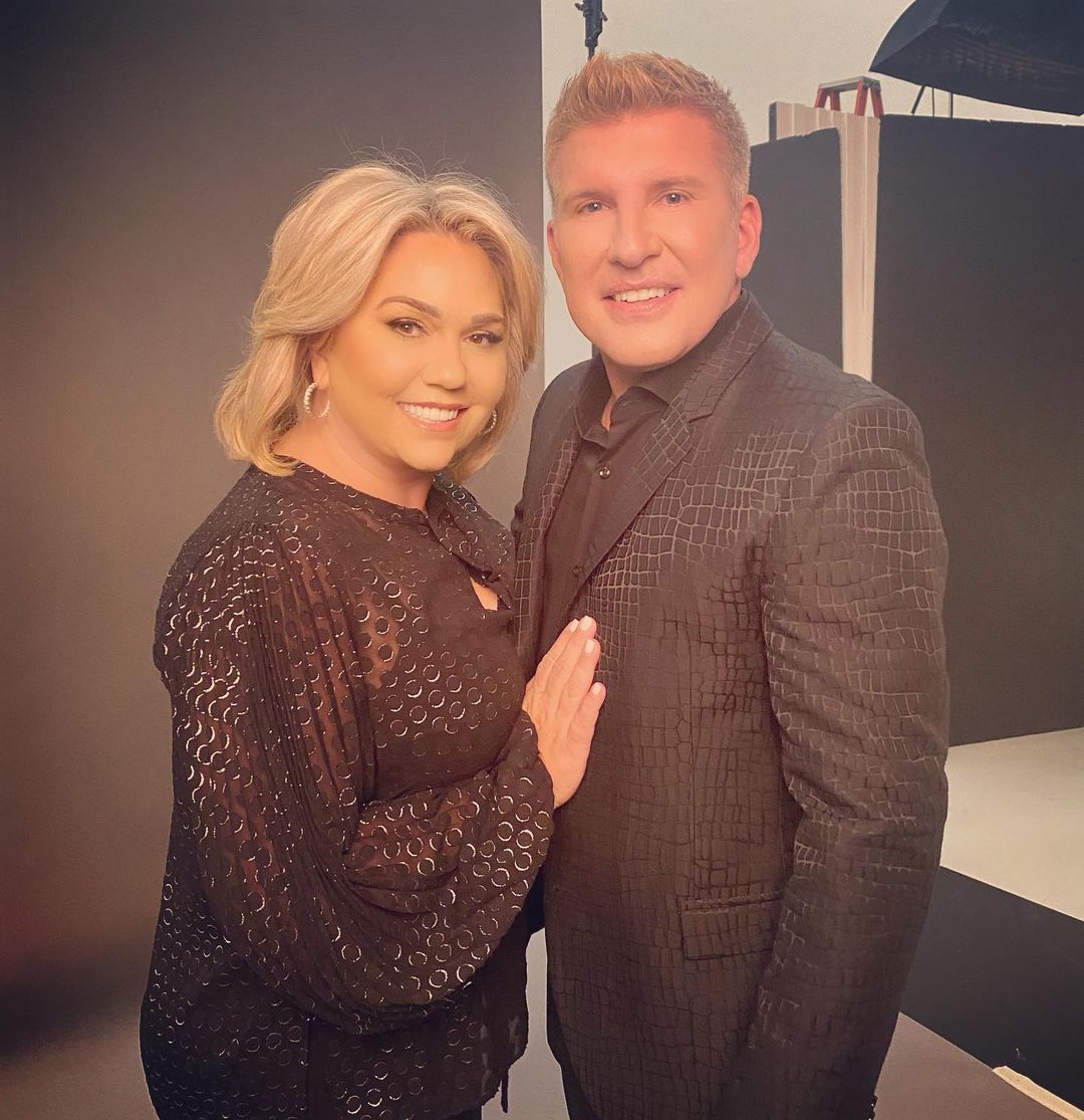 Todd Chrisley with his wife, Julie Chrisley.