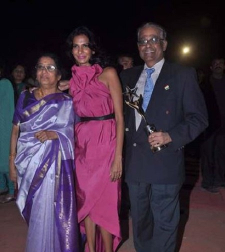 Poorna Jagannathan With Her Parents