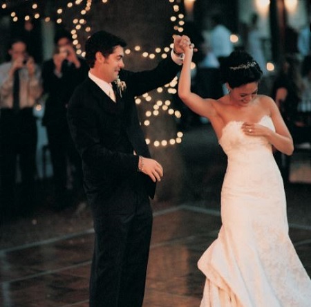 Lindsay Price With Her Ex-Husband, Shawn Piller On Their Wedding Day