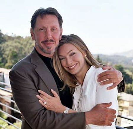  Larry Ellison and His Fourth Wife, Melanie Craft