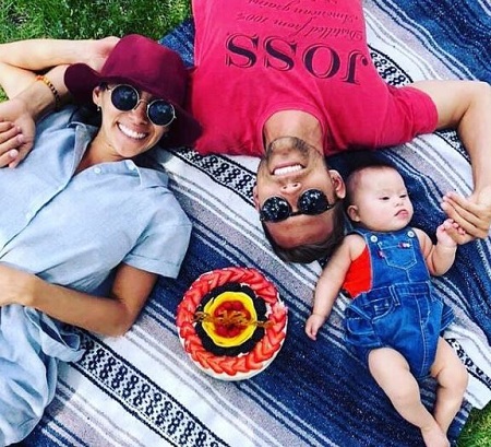 Justin Biel and Rose Biel With Their One Year Daughter, Zaya Rose Biel
