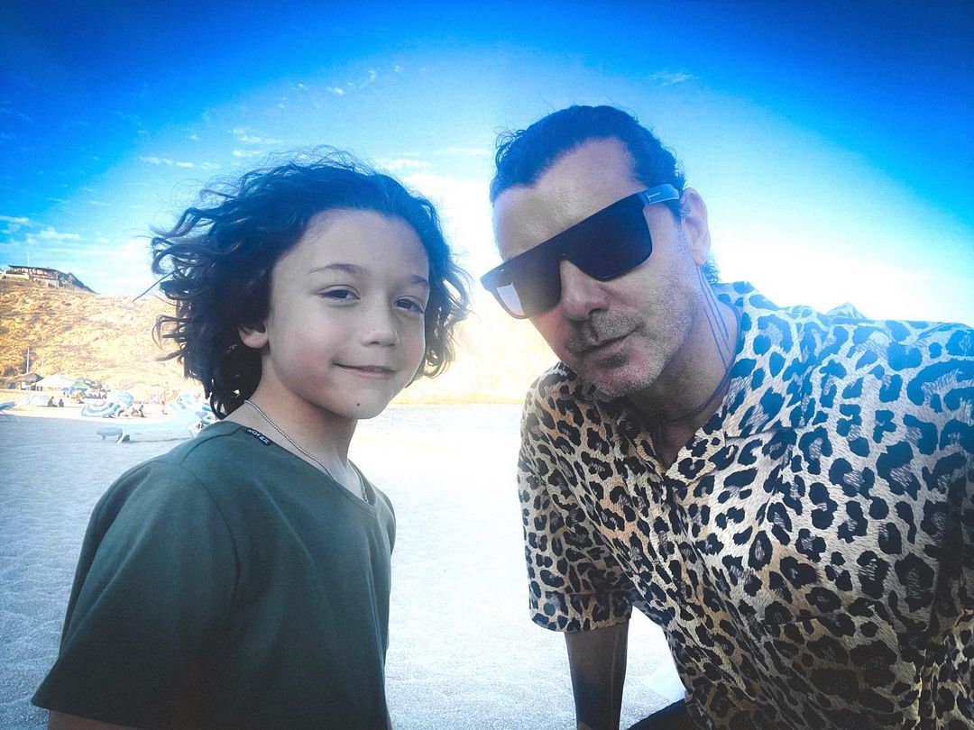 Apollo with his biological father, Gavin Rossdale.