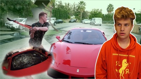 Justin Roberts' lavish car, Ferrari 488 Spider 2017 model was smashed by his fellow Team 10 leader, Jake Paul. When is Justin's birthday? Know all about his age!