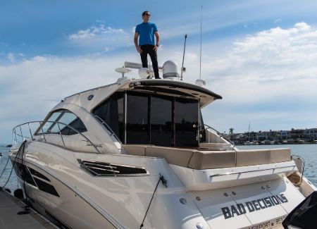 Tarek El Moussa met his fiancee, Heather Rae Young on his yacht, Bad Decisions! Do you know why El Moussa named his houseboat as Bad Decisions?