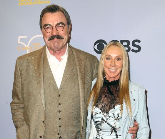 Tom Selleck and Jillie Mack attended the CBS' "The Carol Burnett Show 50th Anniversary Special" at CBS Television City in October 2017.
