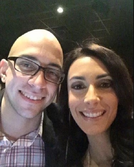 The meteorologist Ali Turiano with her husband Ismael Santiago.