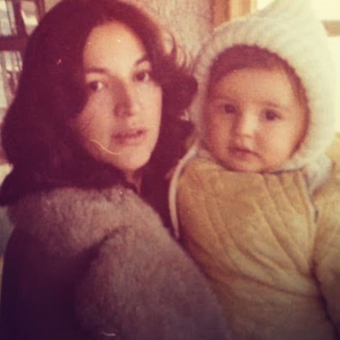 Early Picture of Kadima Selmani and her daughter Drita D'Avanzo