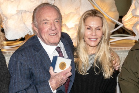 James Caan and his ex-wife during an award ceremony.
