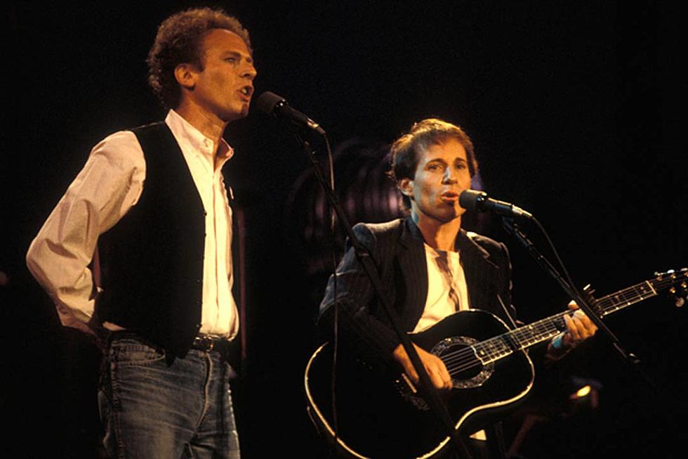 Simon & Garfunkel performing in NY Central Park
