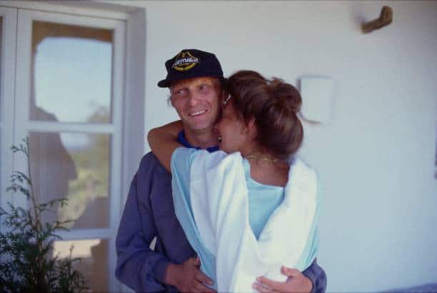 Lukas Lauda's father, Niki Lauda, and mother Marlene Knaus