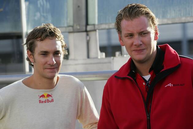 Lukas Lauda and his younger brother Mathias Lauda
