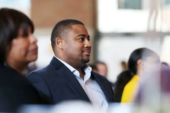 Parnell Smith attending a ceremony
