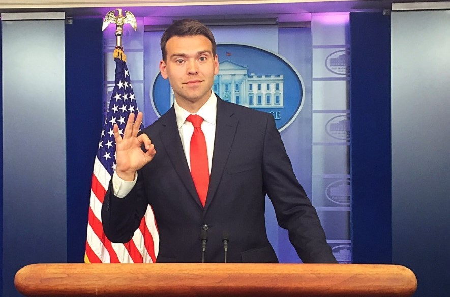 Jack Posobiec in White House