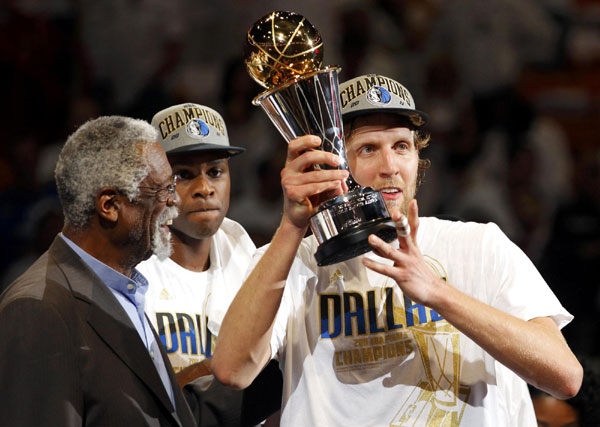 Dirk Nowitzki named as the MVP of NBA Finals
